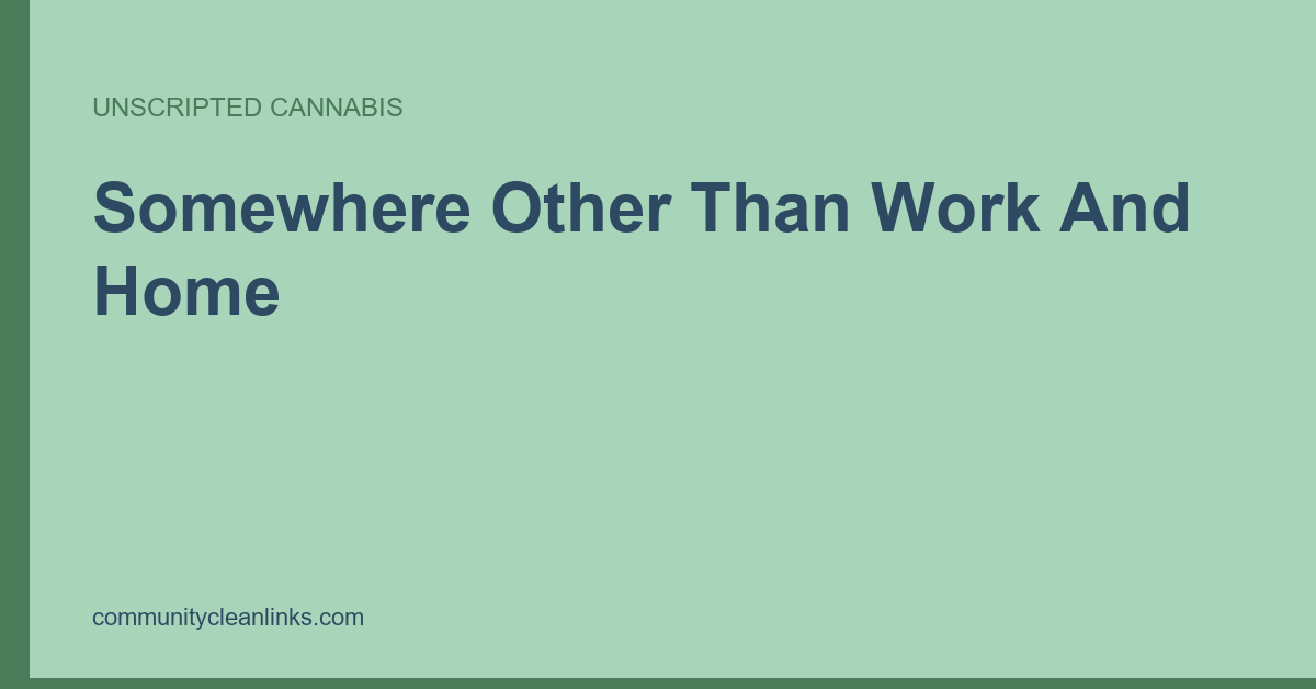 Abe quote card describing giving people a second place other than work and home to come by and be themselves.
